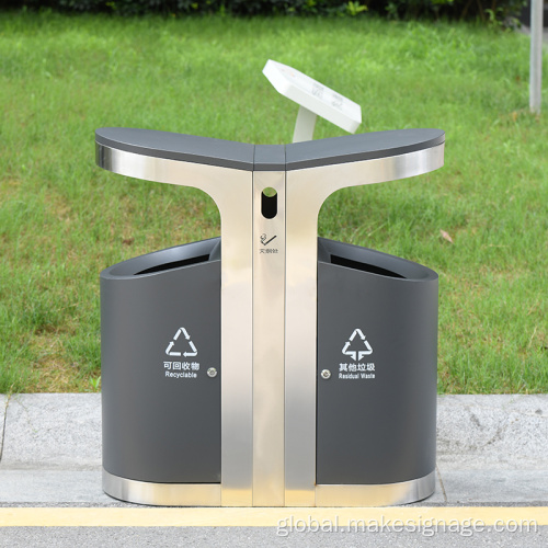 Multi-Compartment Trash Bins Sustainable Waste Bins Factory